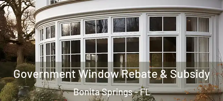  Government Window Rebate & Subsidy Bonita Springs - FL