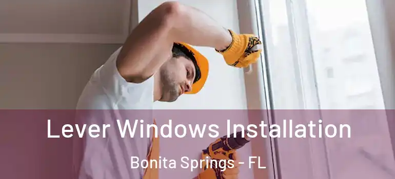  Lever Windows Installation Bonita Springs - FL