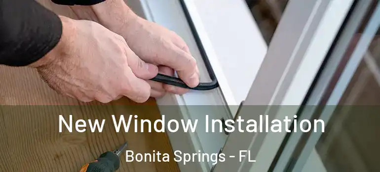  New Window Installation Bonita Springs - FL