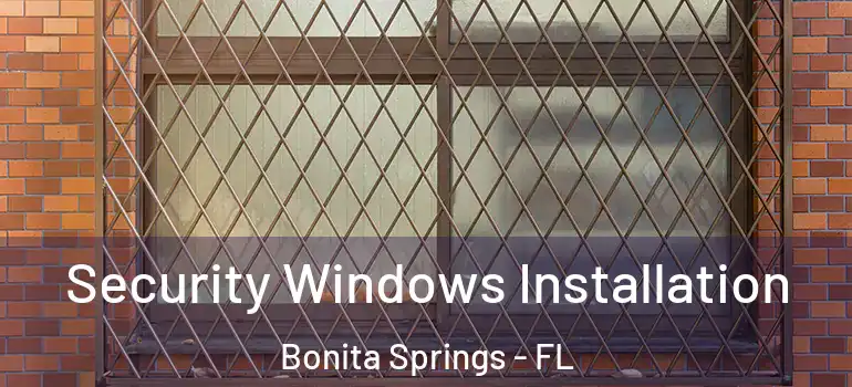  Security Windows Installation Bonita Springs - FL